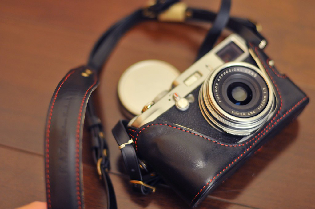 Fujifilm X100T 相機皮套 Leather case 富士フイルム X100T 用カメラケースby KAZA