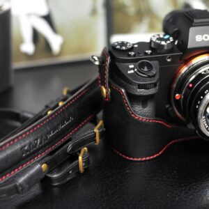 SONY A7 markII 相機皮套 Leather half case / case set ソニー A7 markII 用カメラケース by KAZA