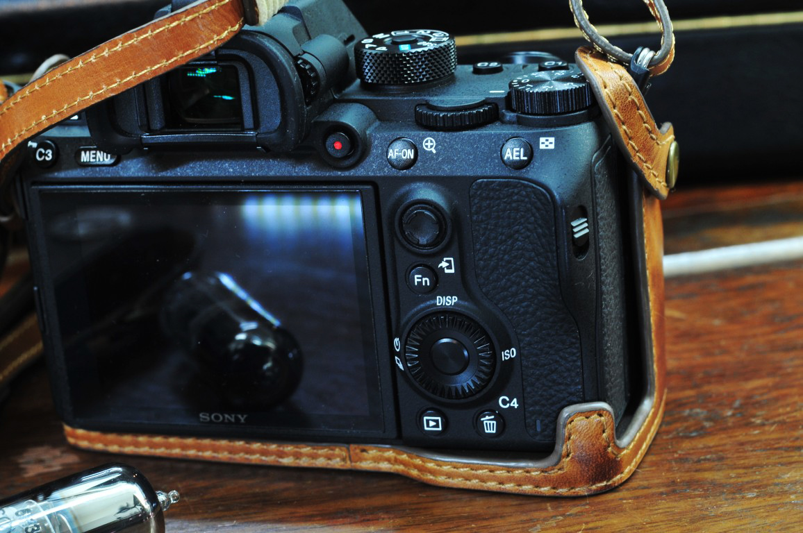 a7r3 a73 leather half case