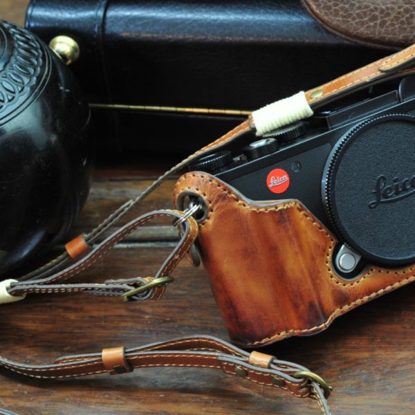 leica CL leather case half case カメラケース 相機皮套