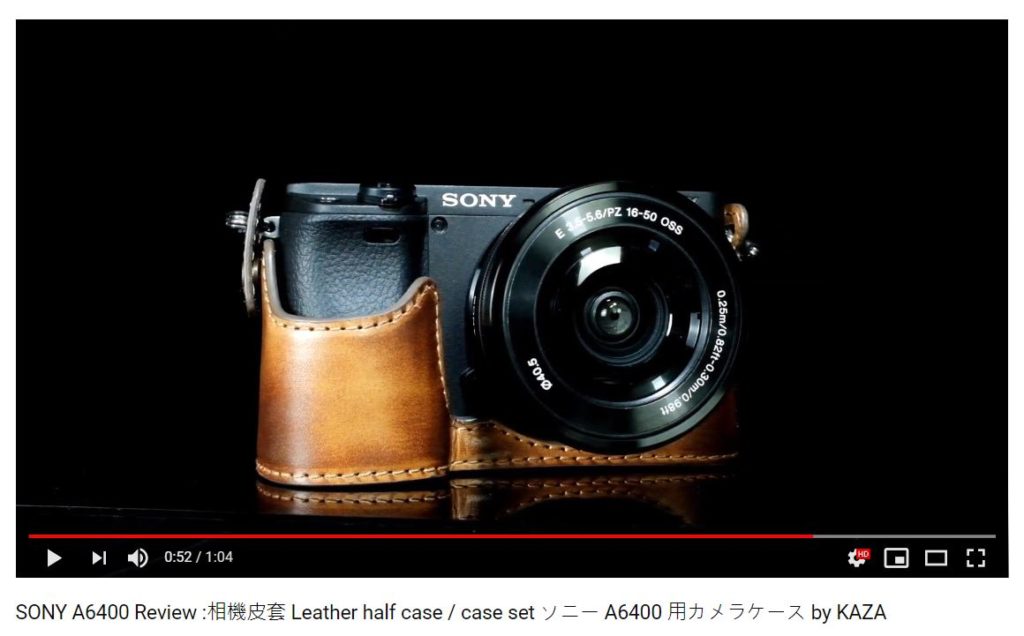 Video review of Sony A6400 Leather Case Sony A6400 Camera Case