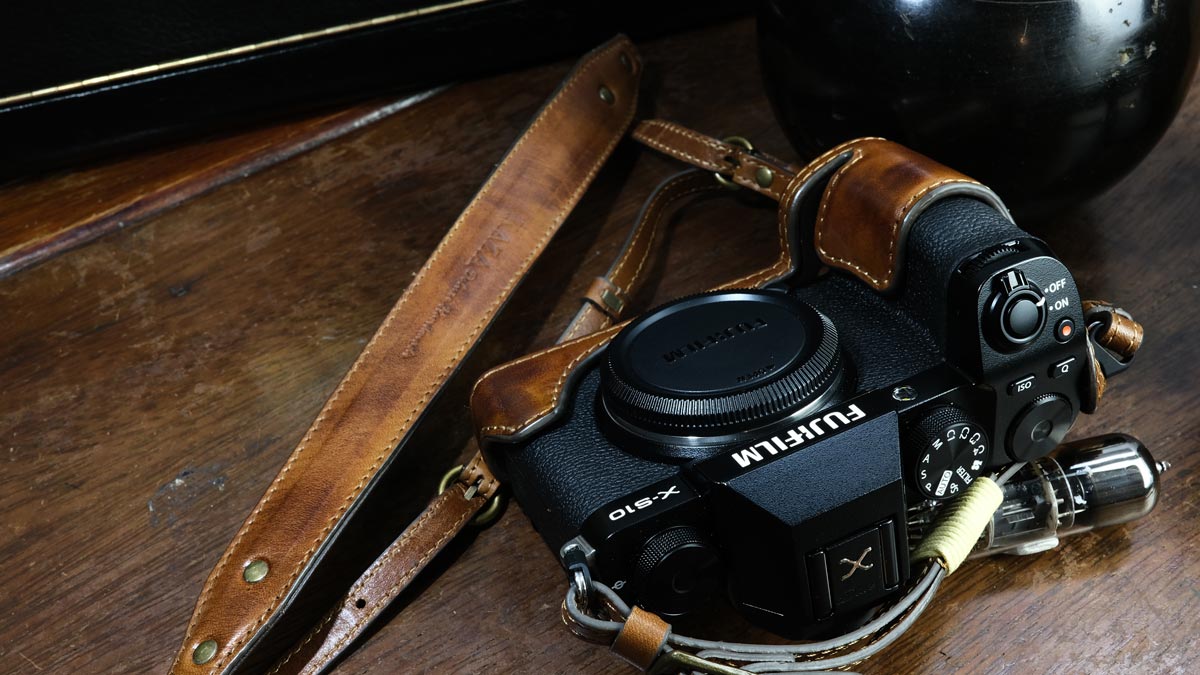 Fujifilm X-S10用カメラケース, Fujifilm X-S10相機皮套, Fujifilm X-S10 leather case, Fujifilm X-S10 half case,