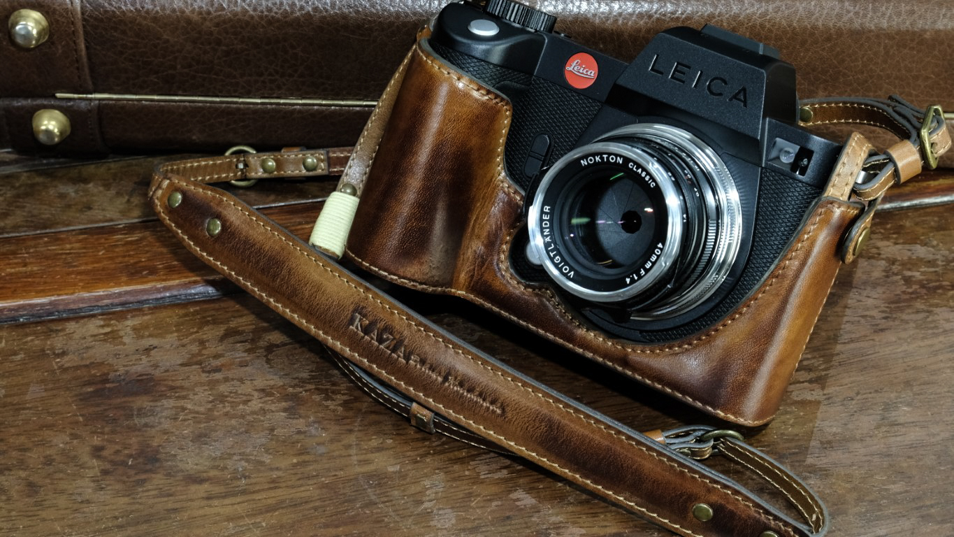 leica camera case カメラとレンズケースセット - フィルムカメラ